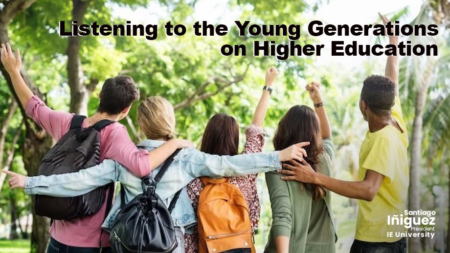 Listening to the Young Generations on Higher Education